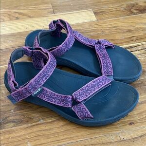 Teva Women's Sandals - Black and Purple